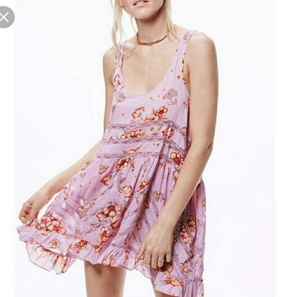 Free People Dresses & Skirts - *NWT* Free People voile & lace trapeze slip dress